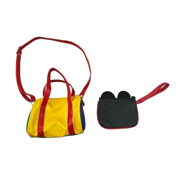 Lot Of 2 Disney Minnie Mouse Mini Purses Cartoon Kids Sequins - Picture 2 of 12